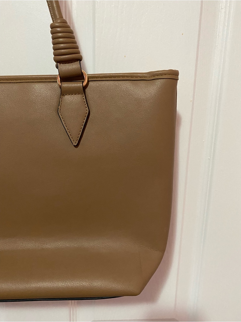 Vintage Women's Brown Tote Bag - Picture 2 of 11